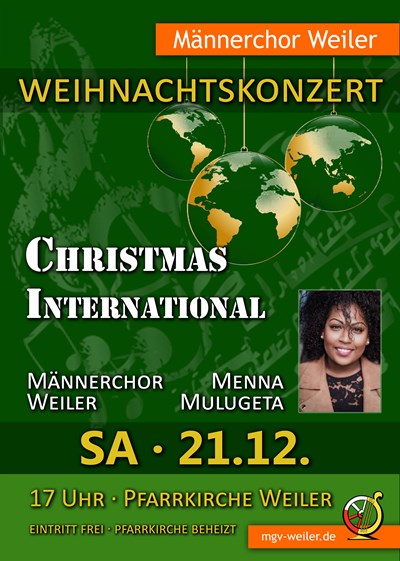 Plakat Weihnachtskonzert