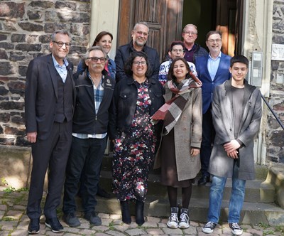 Die Delegation aus Anamur und Mitglieder des Freundeskreises Bingen beim Empfang des Oberbürgermeisters.