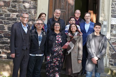Die Delegation aus Anamur und Mitglieder des Freundeskreises Bingen beim Empfang des Oberbürgermeisters.