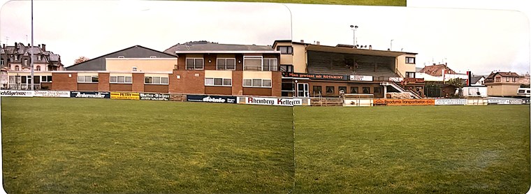 Das neue Stadion am Hessenhaus, hier vermutlich 1981