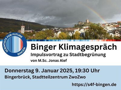 Binger Klimagespräch „Stadtbegrünung“