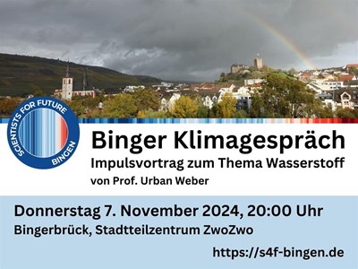 Binger Klimagespräch „Wasserstoff“