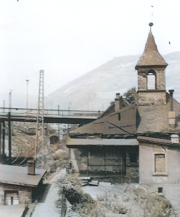 Nikolaus-Kapelle kurz vor dem Abriss ca. 1957/58.