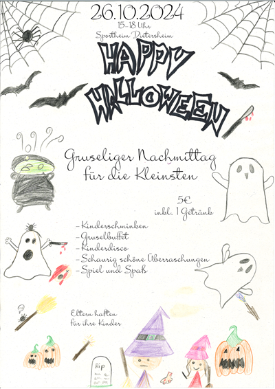 Kinder Halloween Party in Dietersheim