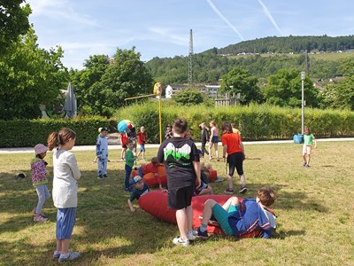 Spiel und Spaß beim Sommerferienprogramm der Stadtjugendpflege