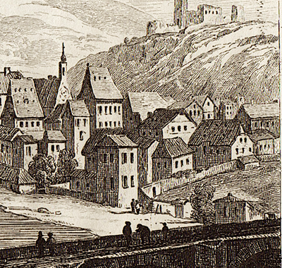 Erste urkundliche Erwähnung der Burg Klopp