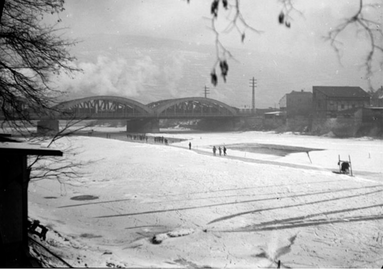 Nahe und Rhein waren 1929 zugefroren.