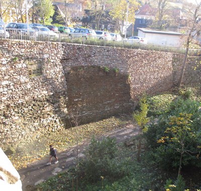 Instandsetzung der Mauern am Burgberg